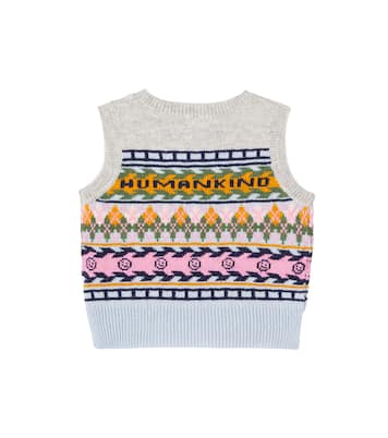 Grace argyle wool sweater vest | Molo