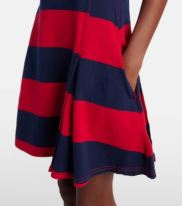 Abito polo in jersey di cotone a righe | Polo Ralph Lauren