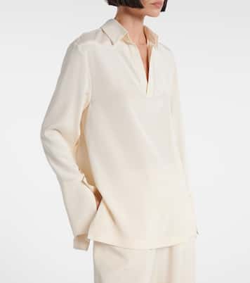 Dover silk-blend cady shirt | Max Mara