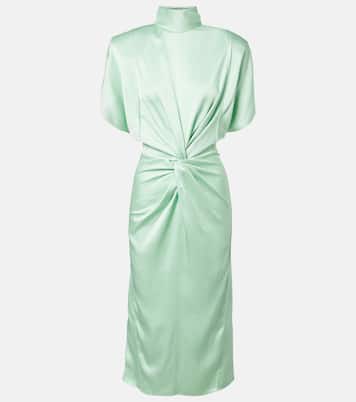 Satin midi dress | Stella McCartney