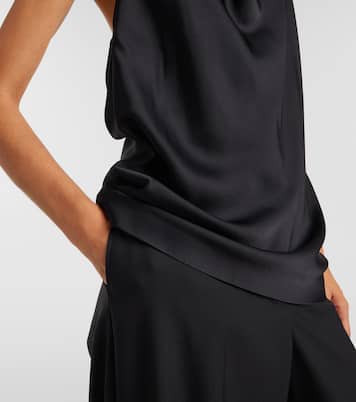 Top de satén con cuello halter | Stella McCartney