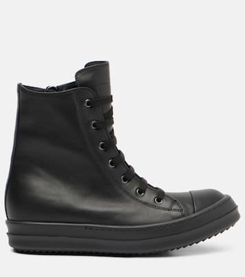Zapatillas High Top Sneaks de piel | Rick Owens