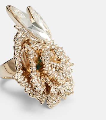 Ring Carnation mit Kristallen | McQueen