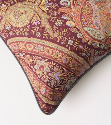 Cojín Pegaso de algodón floral  | Etro