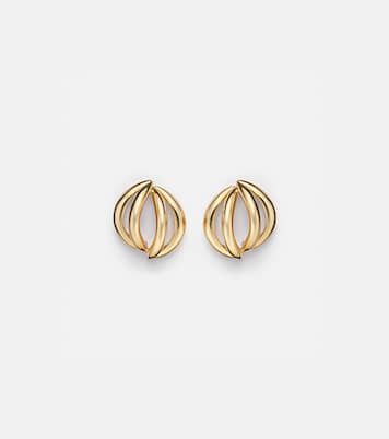 Ohrringe Abstract Line Small, 10kt vergoldet | Jennifer Fisher