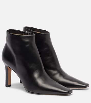 Carla 80 leather ankle boots | The Row
