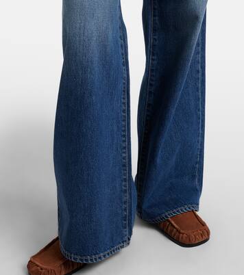 Eva faded wide-leg jeans | Slvrlake