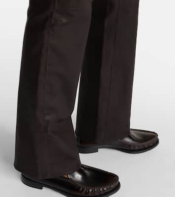 Hose Reboot Crop aus Leder | Frame