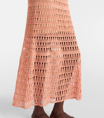 Midikleid aus Häkelstrick | Anna Kosturova