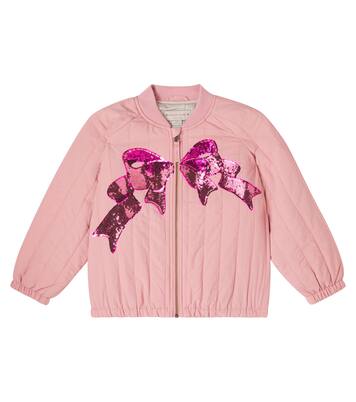 Wattierte Bomberjacke Juno mit Pailletten | Konges Sløjd