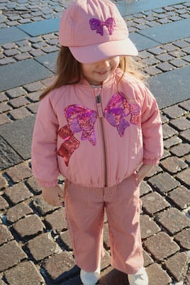 Veste bomber Juno matelassée à sequins | Konges Sløjd