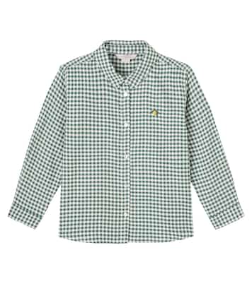 Foret checked cotton flannel shirt | Konges Sløjd