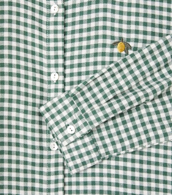 Foret checked cotton flannel shirt | Konges Sløjd