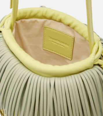 Fringe ombré leather crossbody bag | Zimmermann