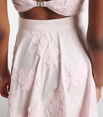 تنورة ميدي من القطن بتطريز Berty | Rotate