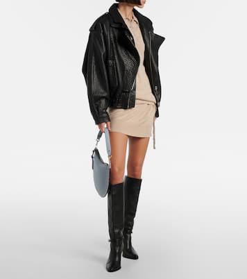 Oskan Small leather shoulder bag | Isabel Marant