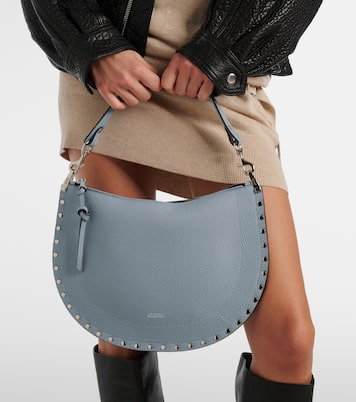 Oskan Small leather shoulder bag | Isabel Marant