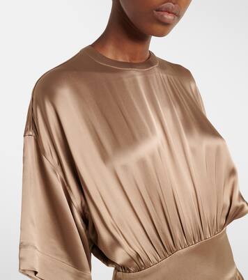 Robe midi en satin | Toteme