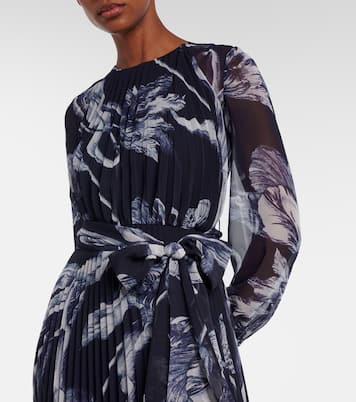 Vestido de fiesta de gasa floral | Erdem