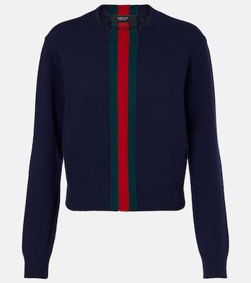 Web Stripe wool sweater | Gucci