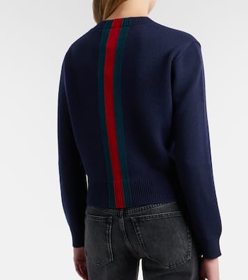 Web Stripe wool sweater | Gucci