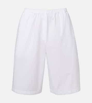 Tomoko cotton poplin shorts | Velvet