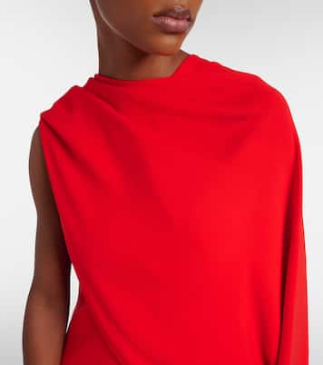 Open-back caped gown | Balenciaga
