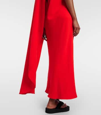 Open-back caped gown | Balenciaga