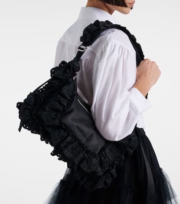 Pillowcase ruffled shoulder bag | Simone Rocha