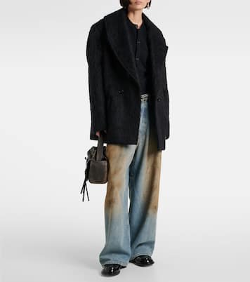 Face wool cardigan | Acne Studios