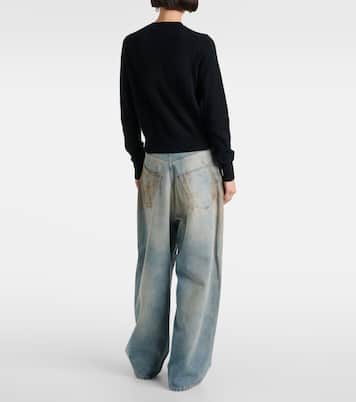 Face wool cardigan | Acne Studios