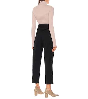 Pantaloni a vita alta in lana | Jil Sander