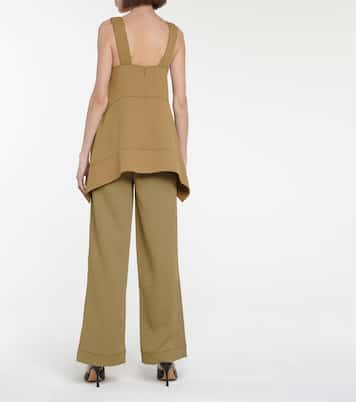 Sleeveless asymmetric top | Proenza Schouler