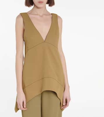 Sleeveless asymmetric top | Proenza Schouler