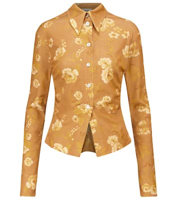 Felda floral jersey shirt | Nanushka