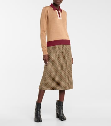 Polo de punto de lana y algodón | Maison Margiela