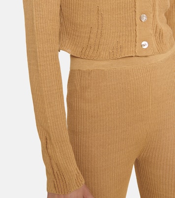Cárdigan en mezcla de lino | Acne Studios