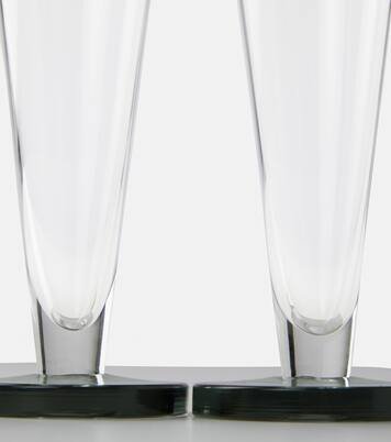Puck set of 2 champagne flute glasses | Tom Dixon