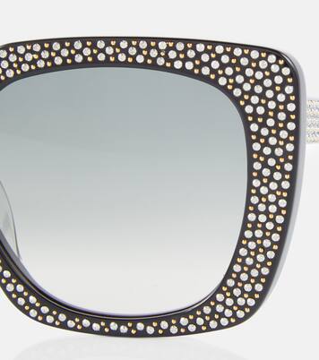 Embellished square sunglasses | Celine Eyewear