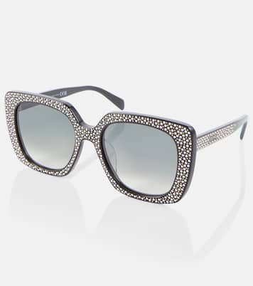 Embellished square sunglasses | Celine Eyewear