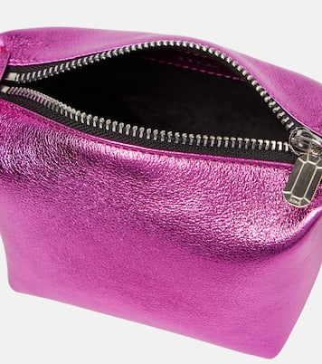 Clutch Moonbag de piel metalizada | Eéra