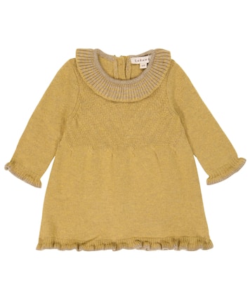 Baby Amberley wool-blend dress | Caramel