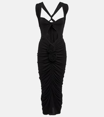 Twisted halterneck midi dress | Magda Butrym