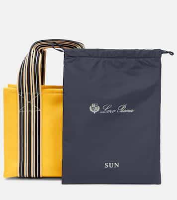 Borsa The Suitcase StripeMini in canvas | Loro Piana