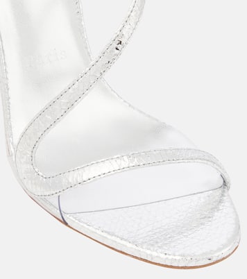 Sandali Rosalie in pelle metallizzata | Christian Louboutin