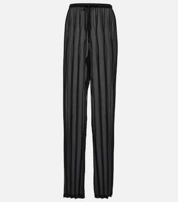 Pleated straight pants | Dries Van Noten