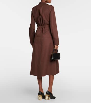 Cotton poplin shirt dress | Jil Sander