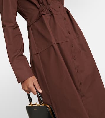 Cotton poplin shirt dress | Jil Sander