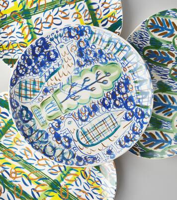 Japanese Kimonos 1 round plate | Serax