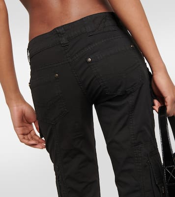 Jean évasé à taille basse et ornements | Blumarine